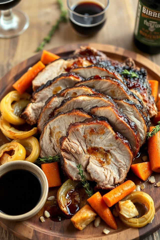 beer braised pork roast