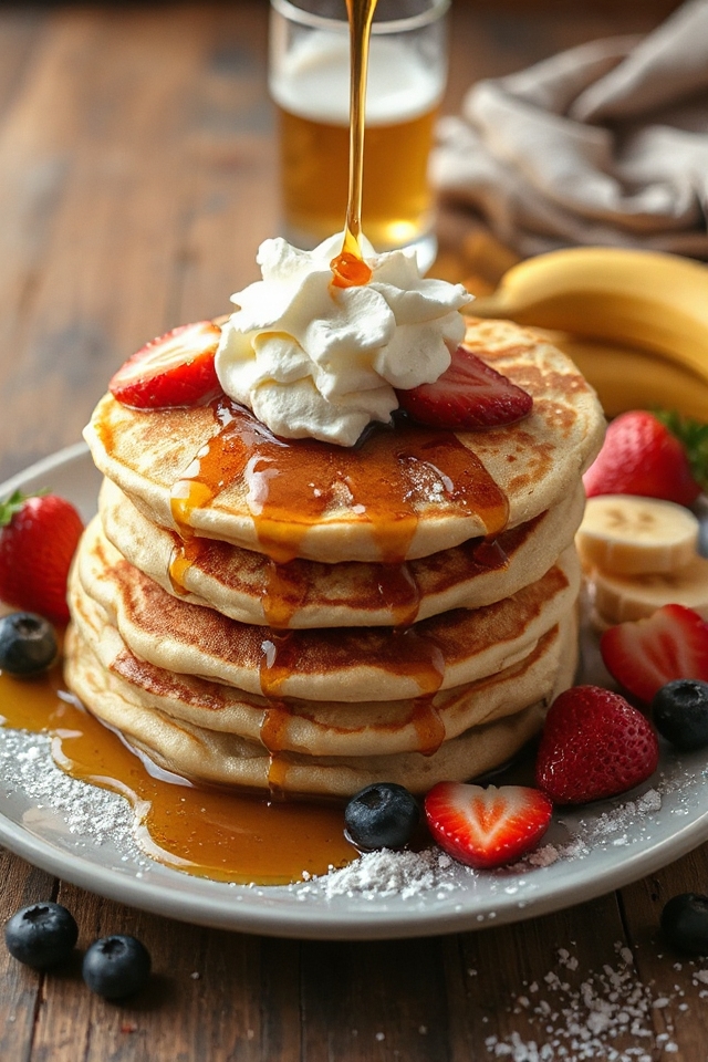 beer buttermilk pancakes recipe