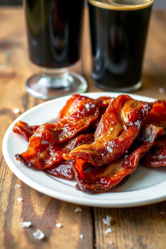 beer infused crispy bacon delight