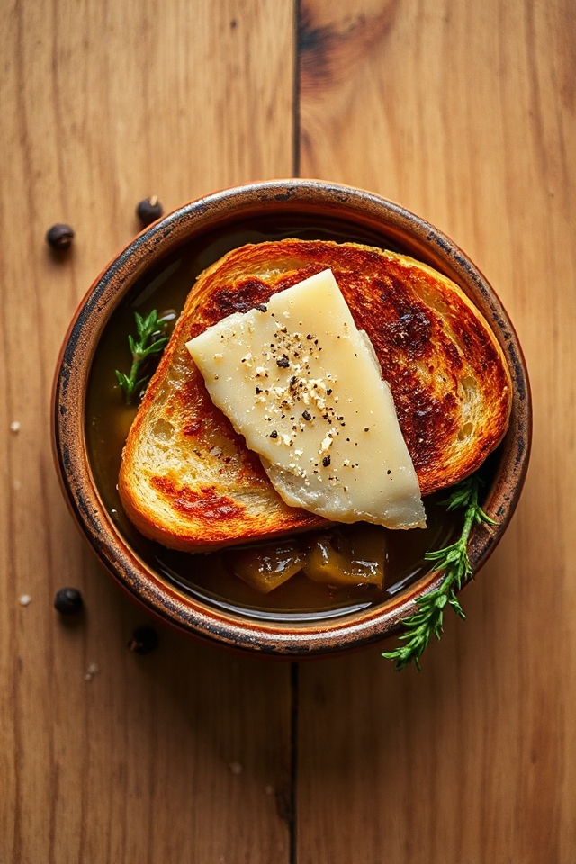 beer infused french onion soup