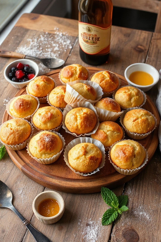 beer infused sweet muffins recipe