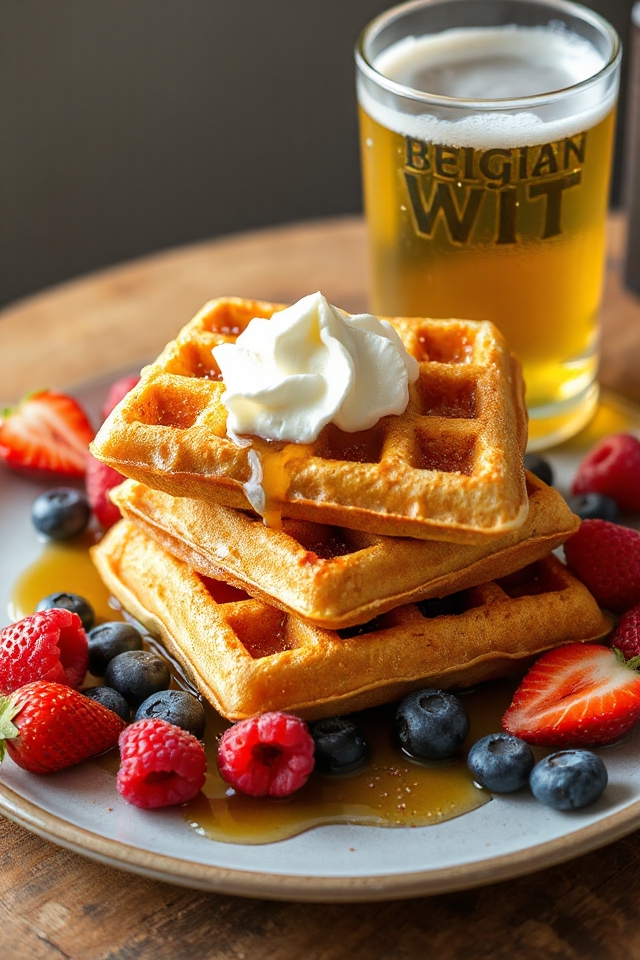 beer infused waffle recipe