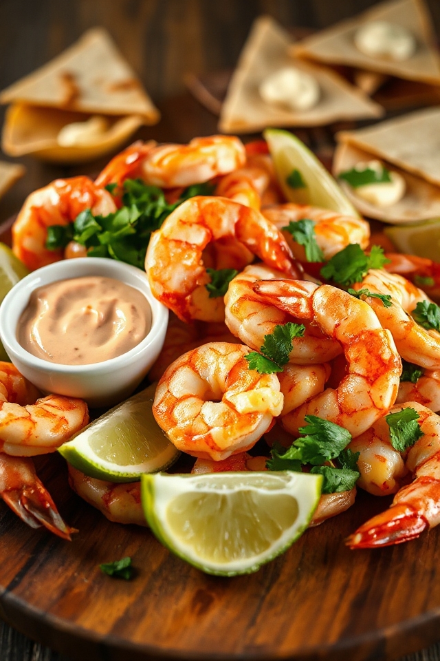 beer shrimp with chipotle mayonnaise