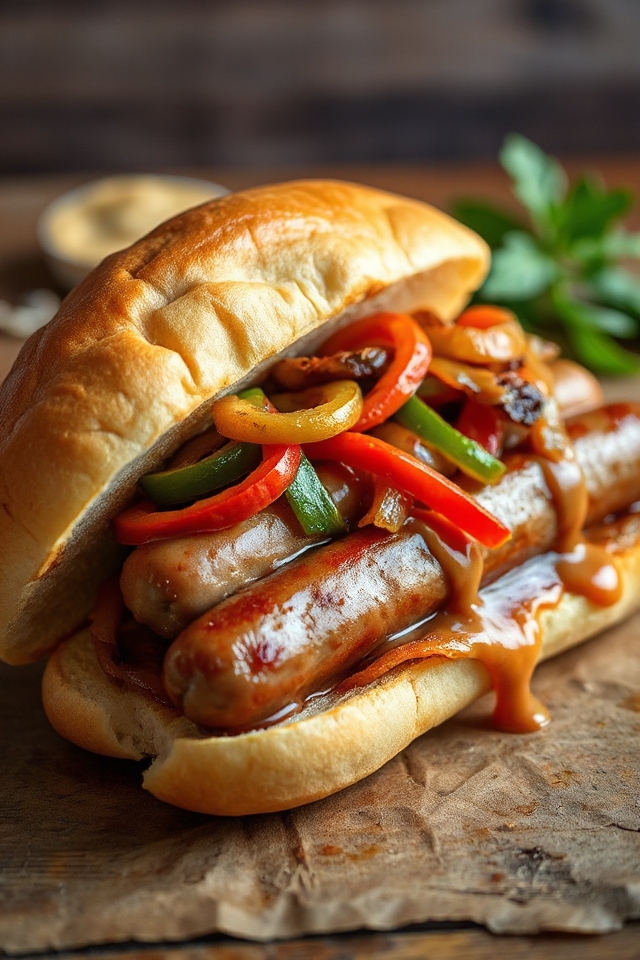 beer weiners with caramelized onions