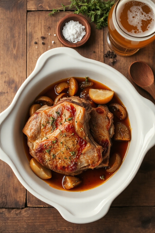 braised pork chops recipe