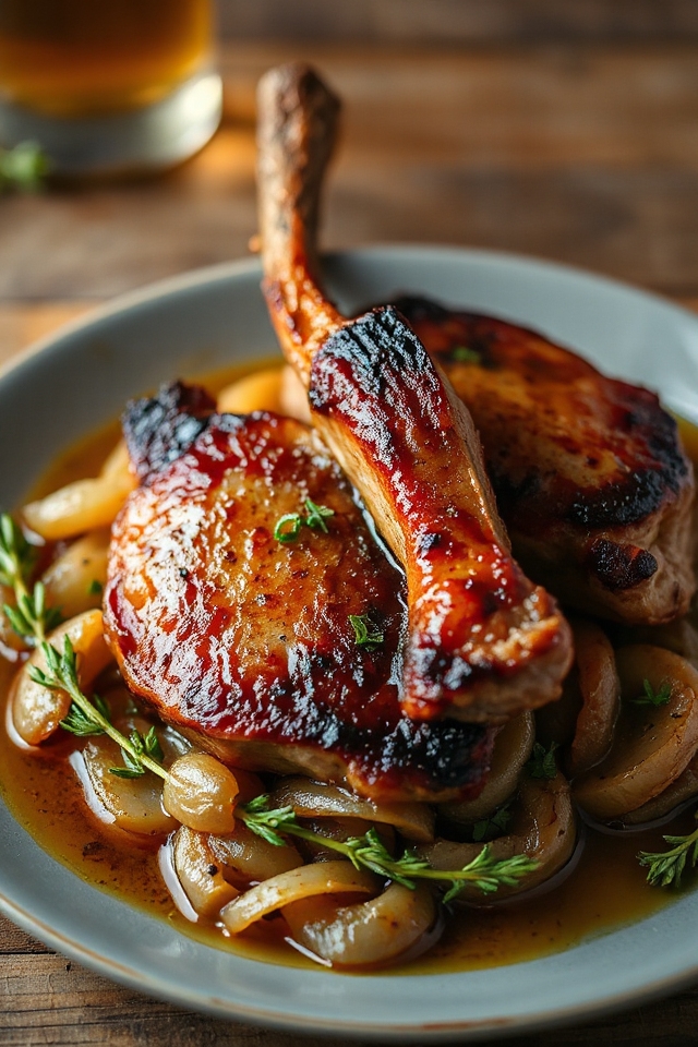 braised pork chops recipe