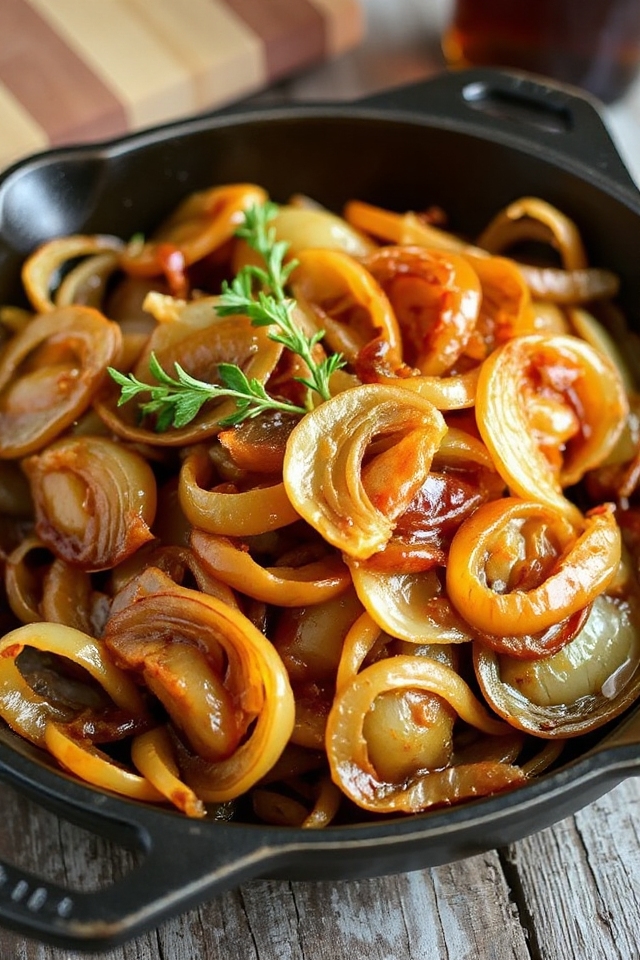 caramelized onions with beer