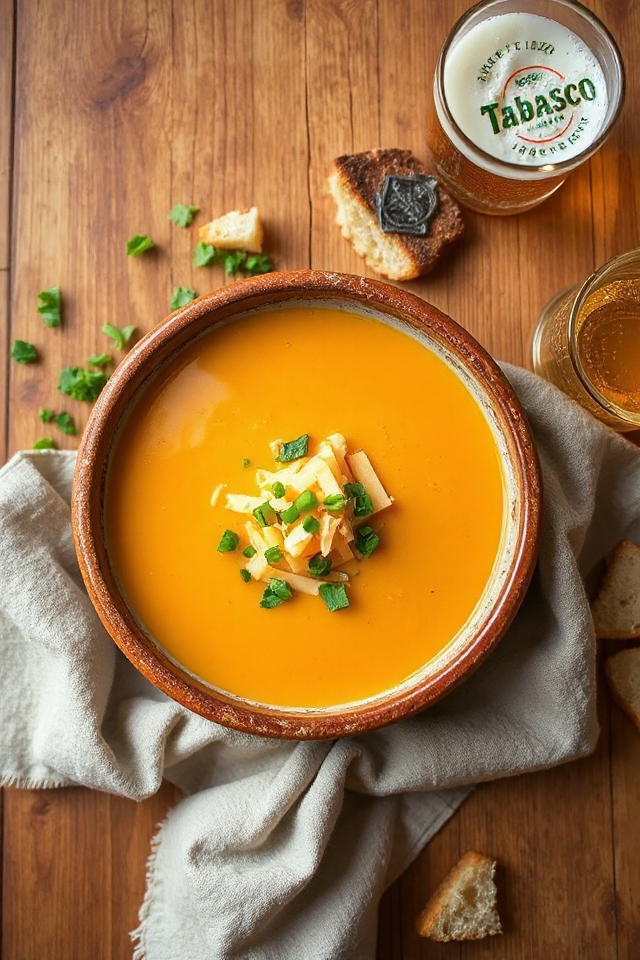 cheddar beer soup recipe