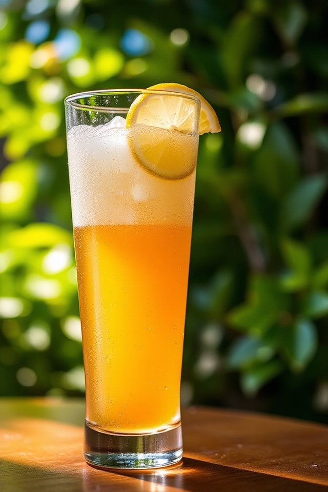chilled beer and sprite