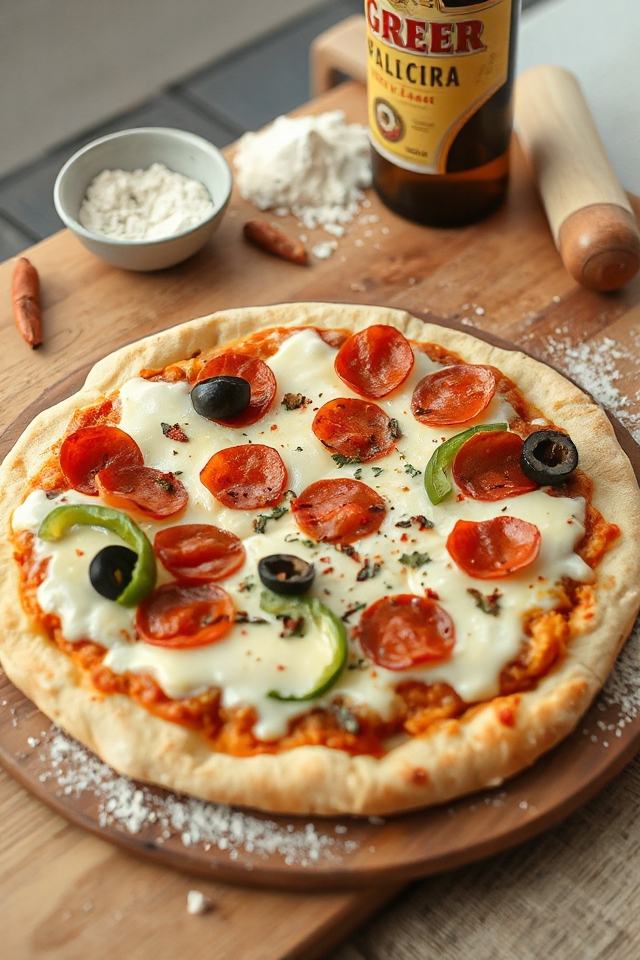 craft beer pizza dough