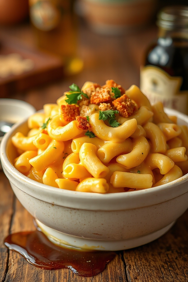 creamy beer infused macaroni cheese