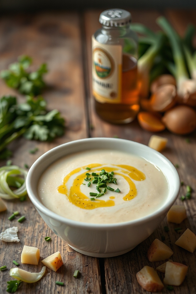 creamy beer infused soup