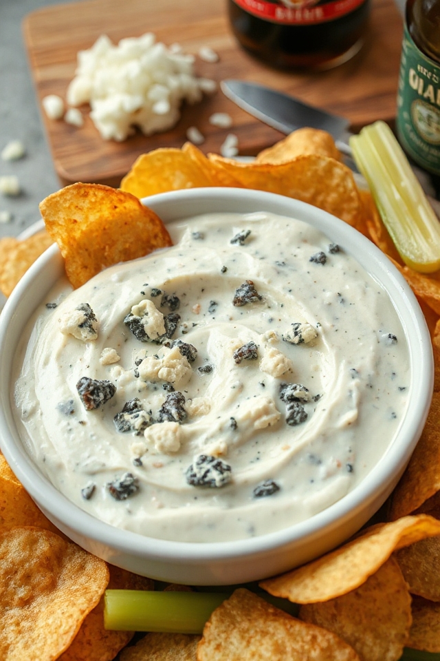 creamy blue cheese dip