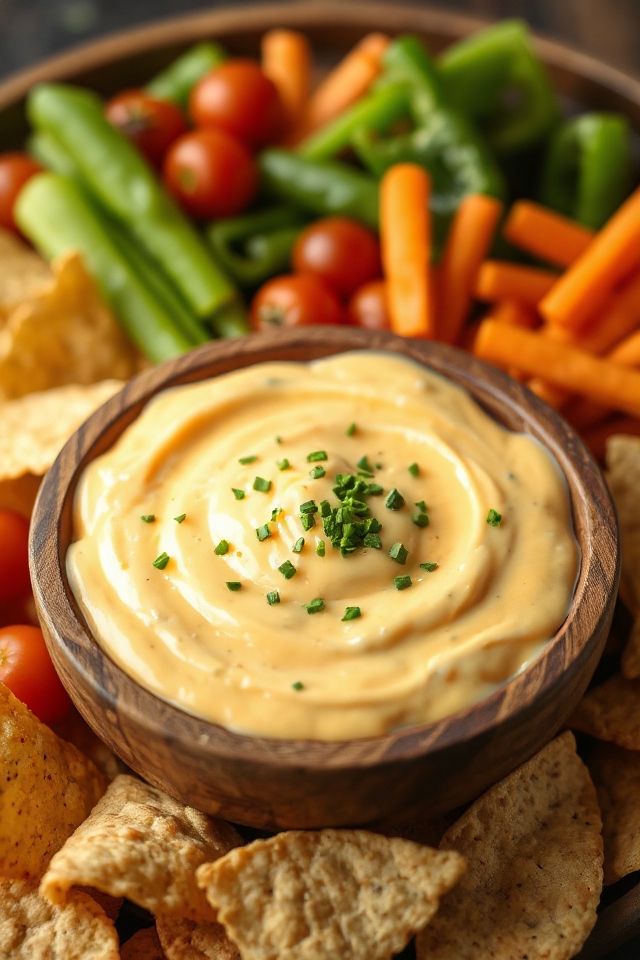 creamy cheddar beer dip