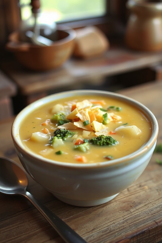 creamy vegetable beer soup