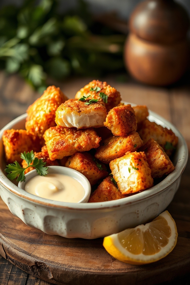 crispy beer batter halibut