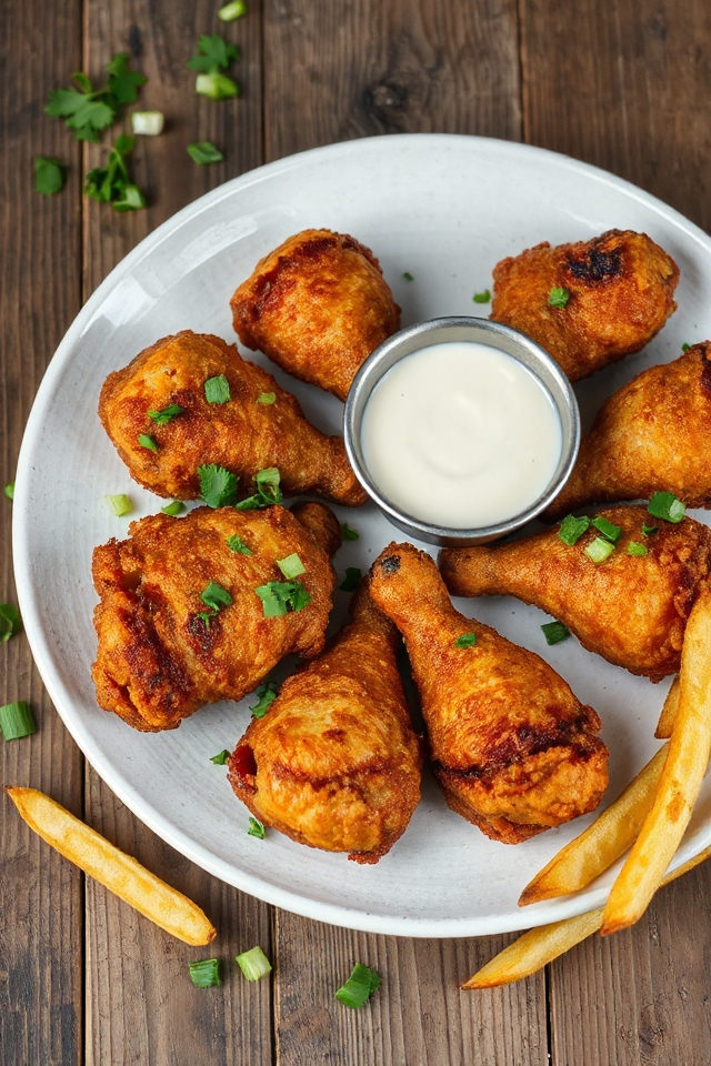 crispy beer battered chicken