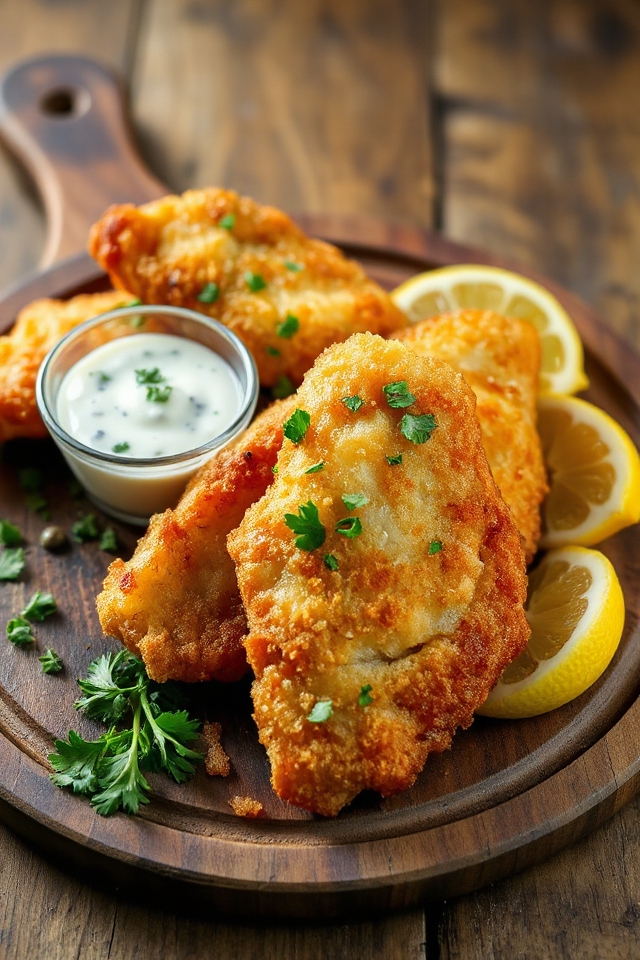 crispy beer battered fish