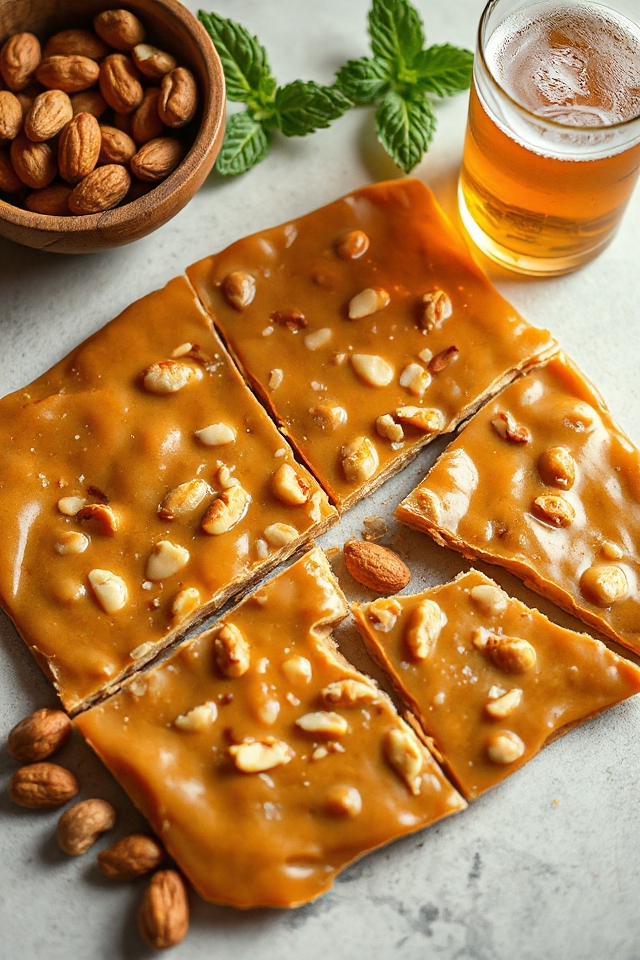 crunchy beer infused candy