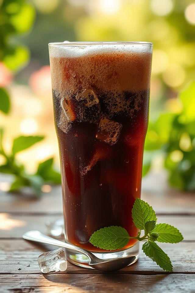 fizzy dry ice root beer