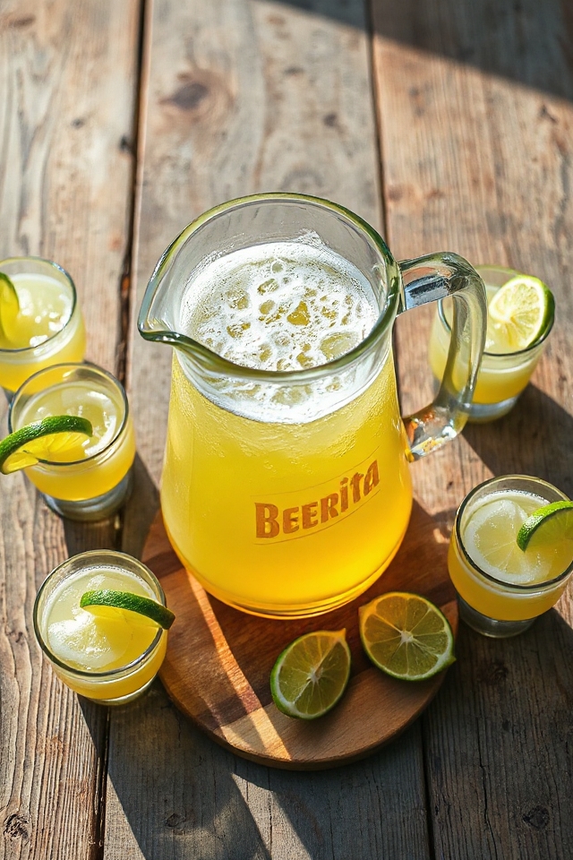 lime infused beer cocktail recipe