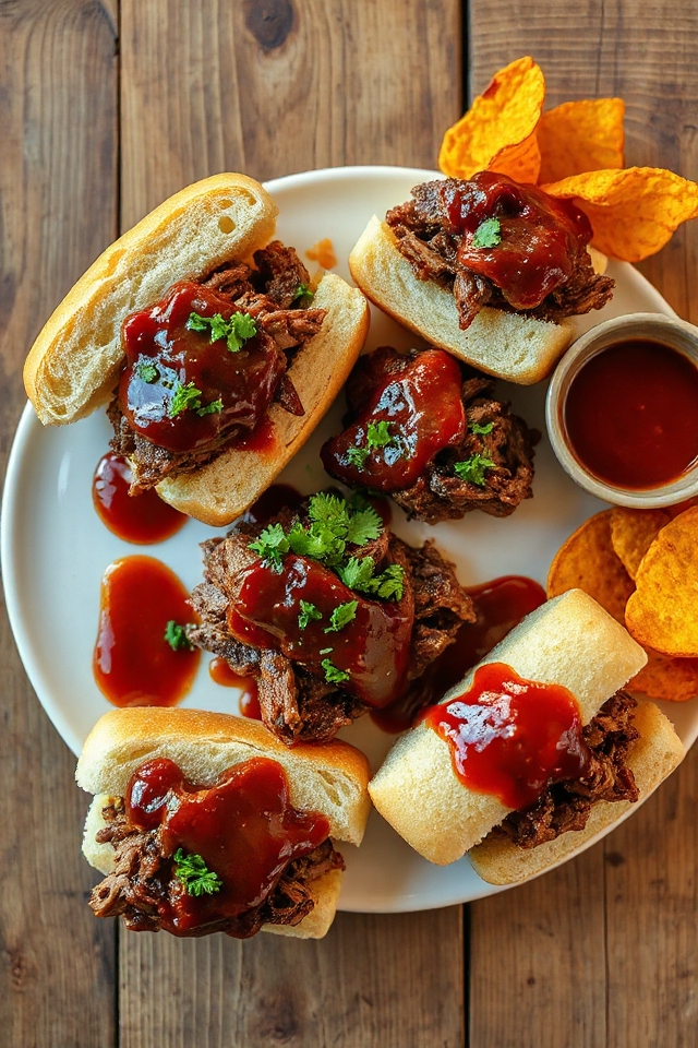 root beer barbecue sandwiches