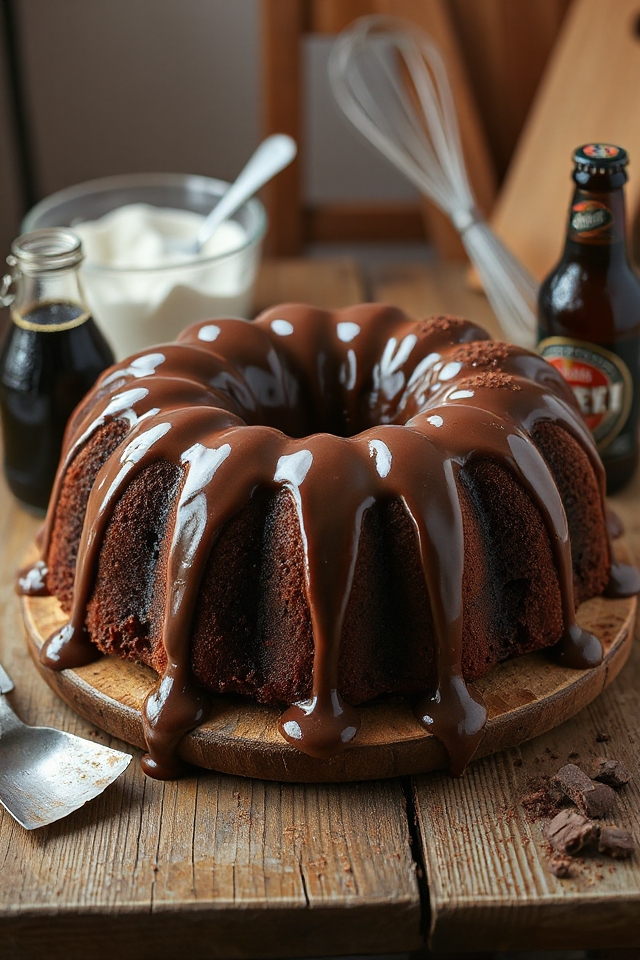 root beer chocolate bundt cake
