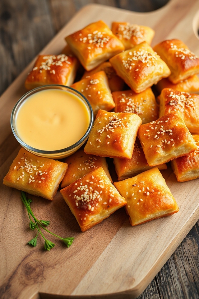 savory beer cheese bites