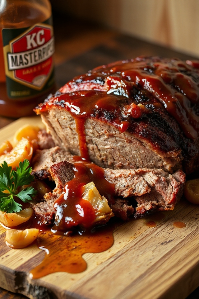 slow cooked beer brisket delight
