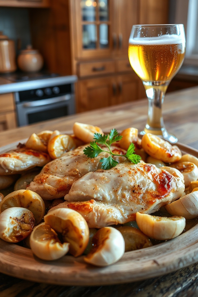 slow cooker beer chicken