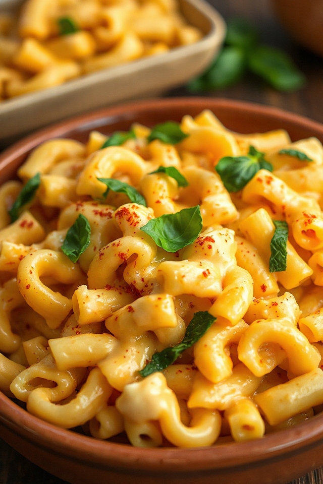 smoky beer cheese macaroni