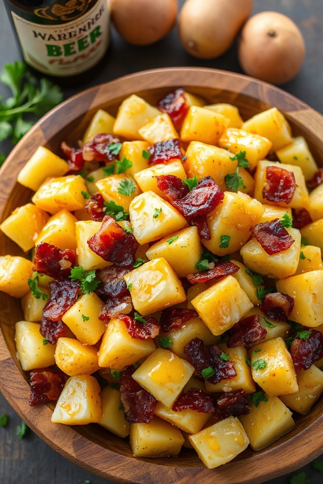 spicy bacon potato salad