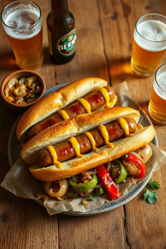 spicy beer bratwurst recipe