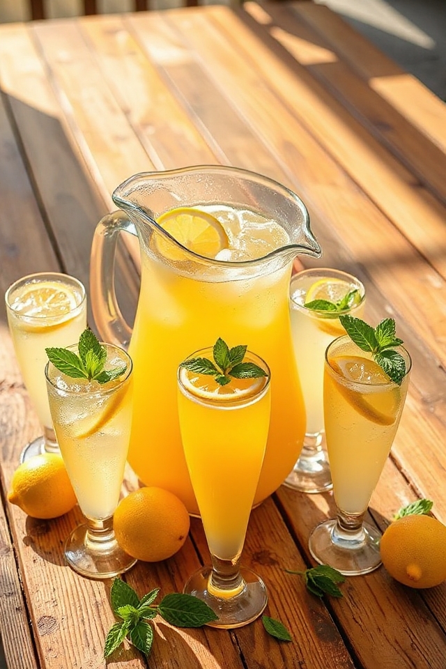 summer cocktail with vodka